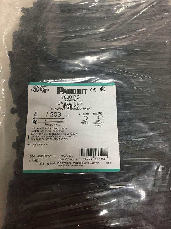 PLT2S-C30/PLT2S-M30美國(guó)Panduit 泛達(dá)扎帶,規(guī)格為188*4.8mm