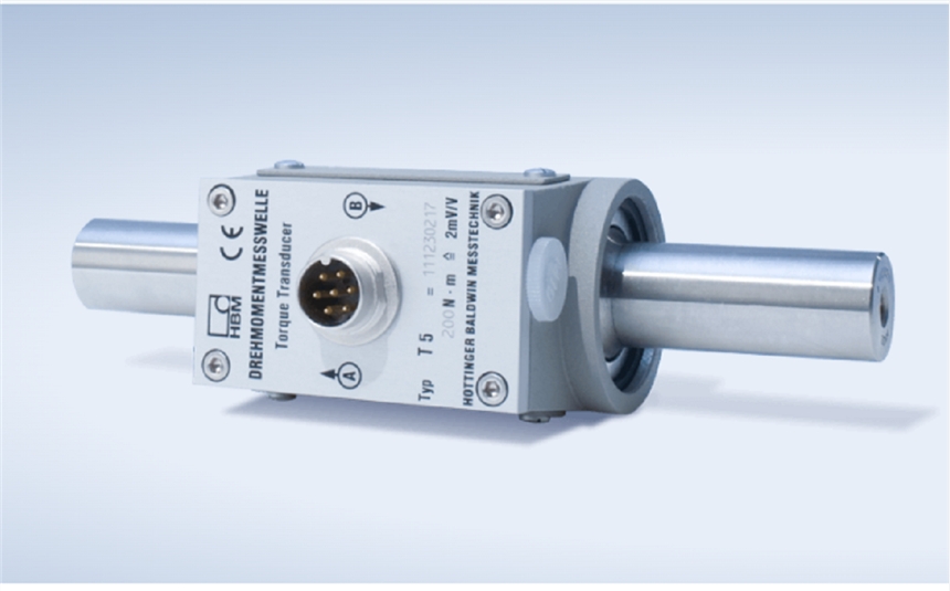 HBM德國T5 扭矩傳感器: 額定扭矩從 10 到 200 Nm